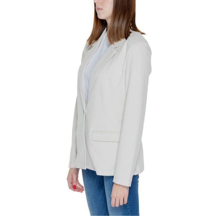 Sadece Bej Polyester Blazer Ceket - Görsel 3