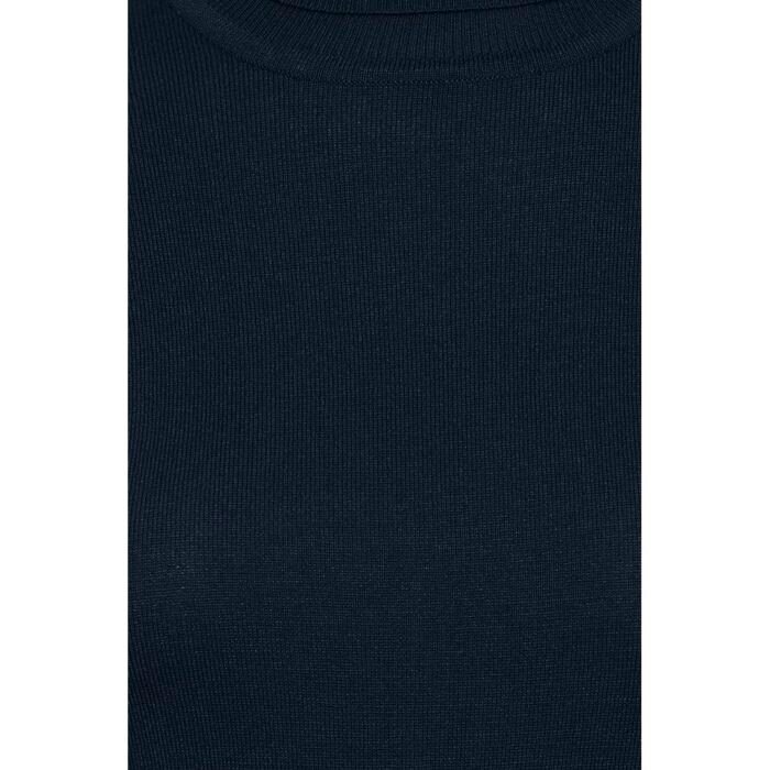 ICHI Mavi Viskon Yüksek Yaka - Görsel 3