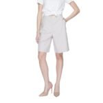 Vero Moda Gri Polyester Bermuda Şort - Görsel 3