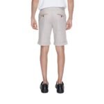 Alviero Martini Prima Classe Bej Pamuklu Bermuda Şort