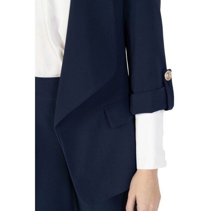 Rinascimento Mavi Polyester Blazer Ceket - Görsel 4