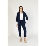 Rinascimento Mavi Polyester Blazer Ceket - Görsel 5
