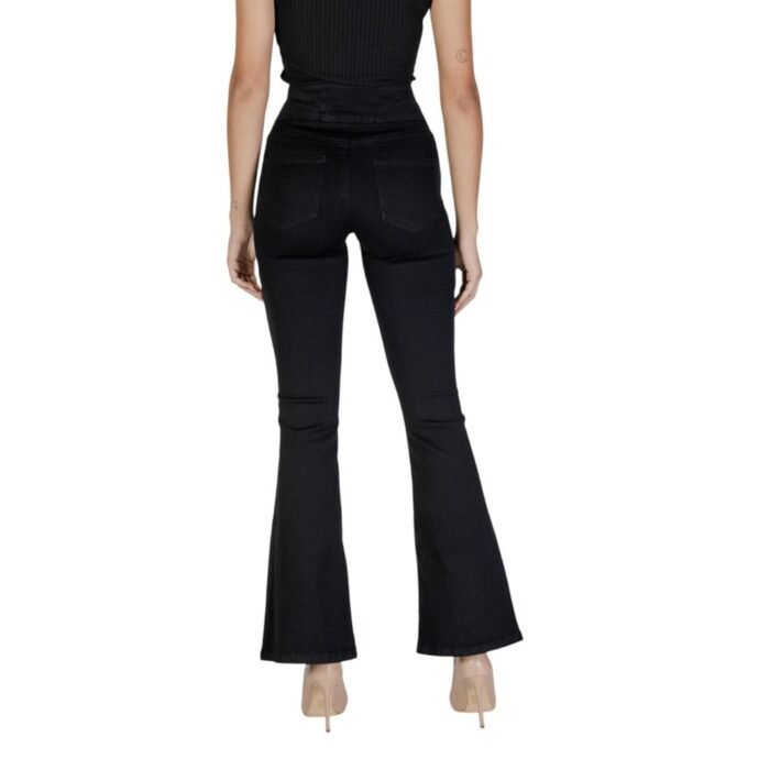 Sadece Siyah Pamuklu Pantolon - Görsel 4