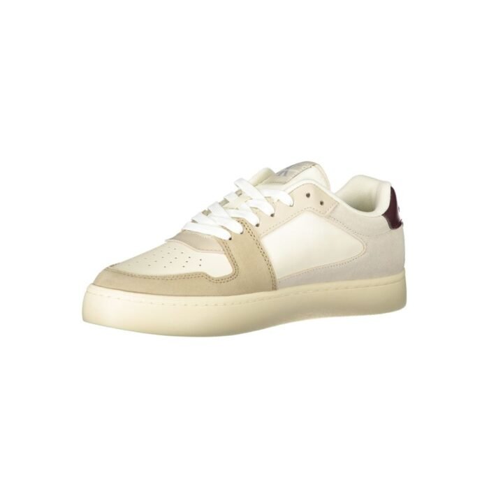Calvin Klein Bej Polyester Erkek Sneaker - Görsel 3