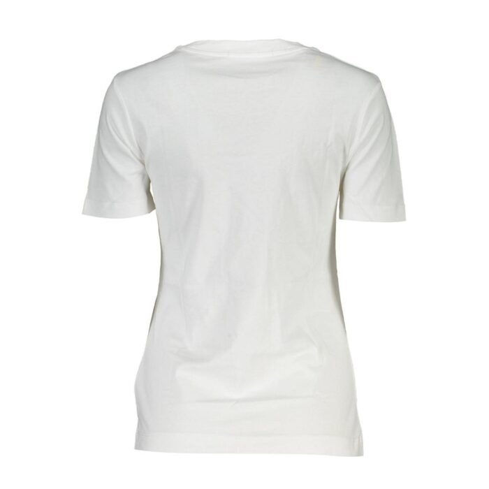 Calvin Klein Beyaz Pamuklu Kadın Tişörtü - Görsel 2