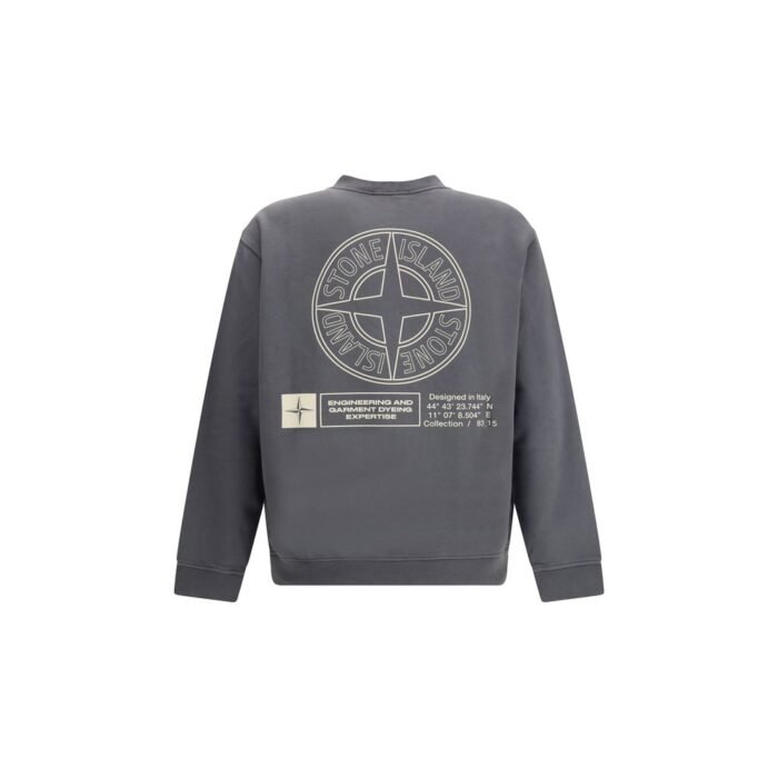 Stone Island Logo Kapşonlu Sweatshirt - Görsel 2