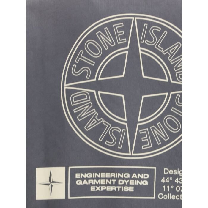 Stone Island Logo Kapşonlu Sweatshirt - Görsel 4