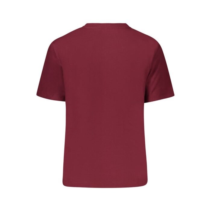 Calvin Klein Kırmızı Pamuklu Tişört ve Üstler - Görsel 2