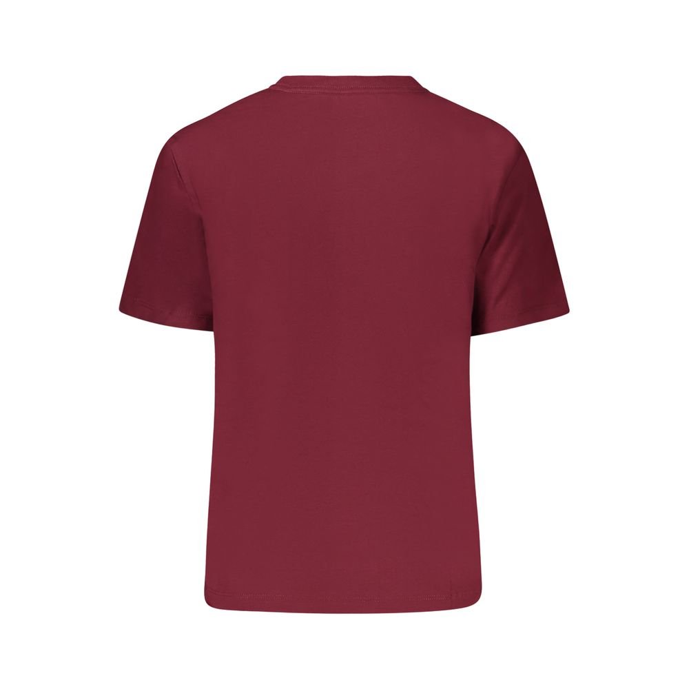 8199395-1.jpeg Calvin Klein Kırmızı Pamuklu Tişört ve Üstler - Görsel 1