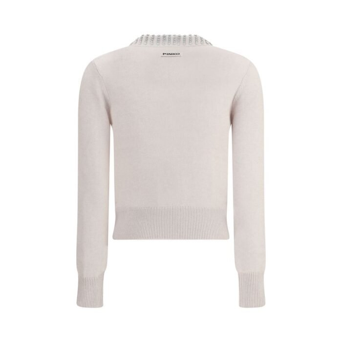 PINKO Taş Süslemeli Yaka Kazak - Görsel 2