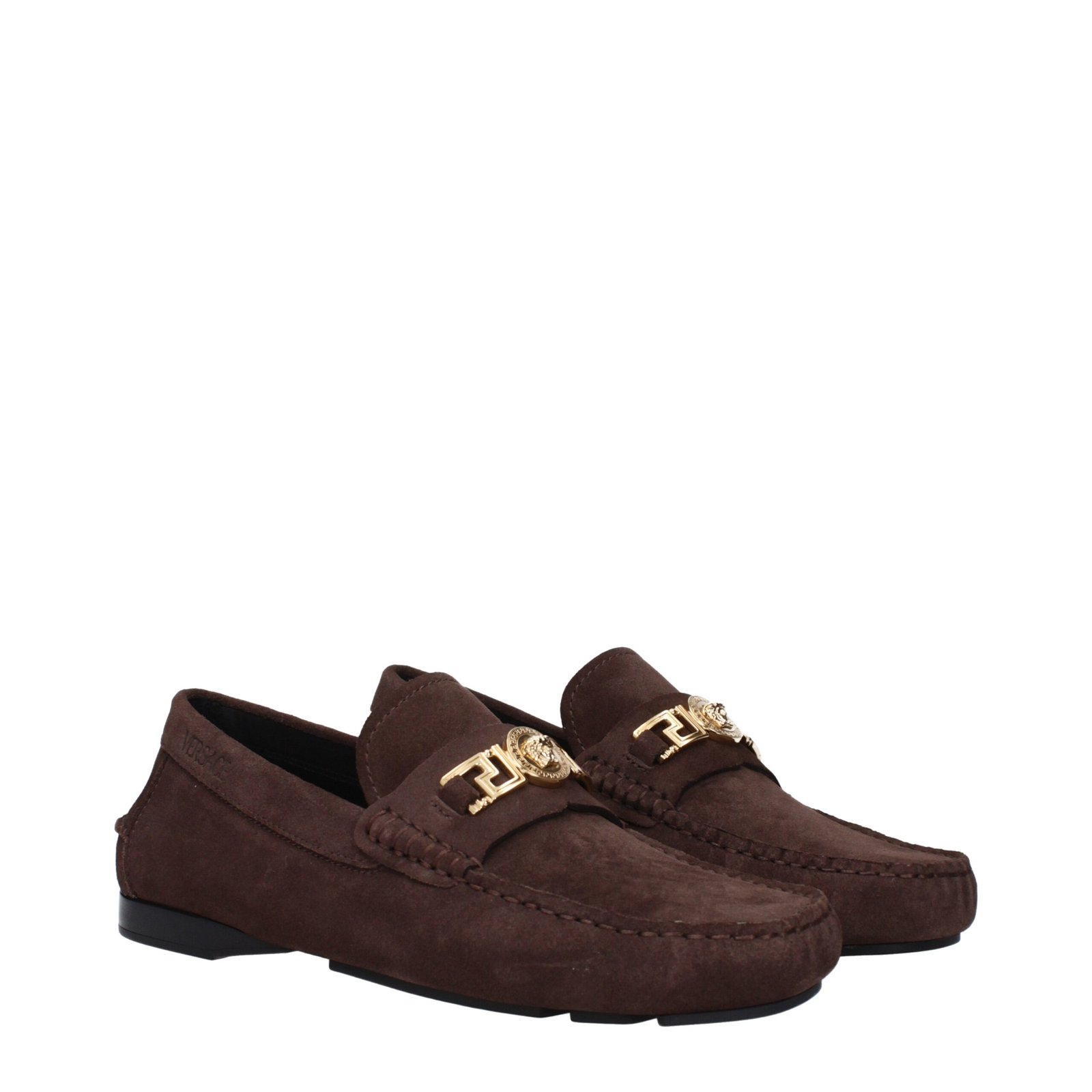 8343663.jpeg Versace Kahverengi Deri Loafer