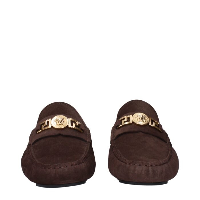 Versace Kahverengi Deri Loafer 2