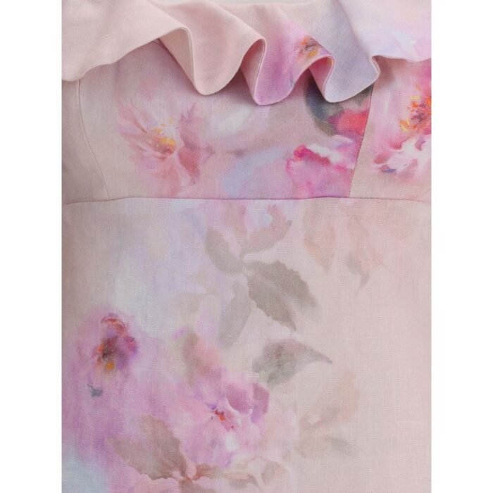 Zimmermann Ruffles Mini Elbise - Görsel 3