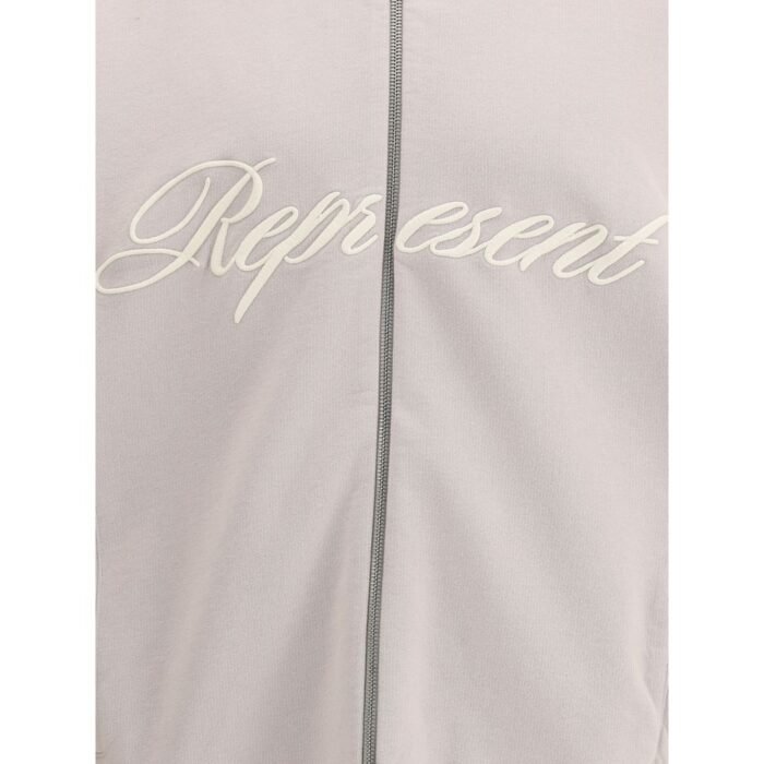 Represent Fermuarlı Kapüşonlu Sweatshirt - Görsel 3
