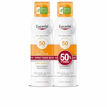 Kozmetik - Eucerin Sensitive Protect Güneş Koruyucu Vücut Spreyi 200 ml x 2 - Ana Görsel