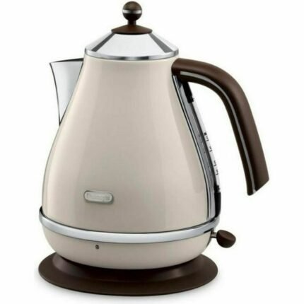 Ev ve Yaşam - DeLonghi KBOV 2001BG 1,7 Litre Bej Su Isıtıcı 2000 W Paslanmaz Çelik Retro Kettle - Ana Görsel