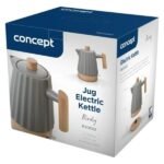 Ev ve Yaşam - Concept RK0092 1,5 L Seramik Su Isıtıcı 1500 W Koyu Gri Kettle - Görsel 5