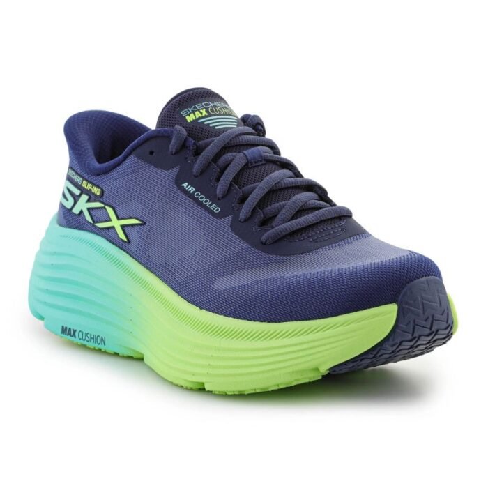 Ayakkabılar - Skechers Max Cushioning Slip-Ins 129473-NVLM Kadın Spor Ayakkabı - Ana Görsel