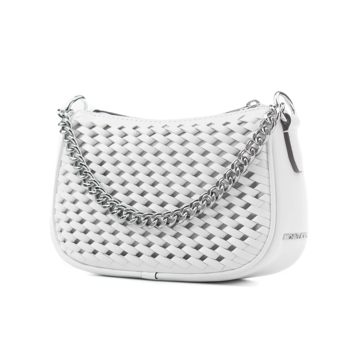 0197853712904_S0392791_P00 Çanta - Michael Kors Carmela Beyaz Kadın El Çantası Canvas Kumaş - Ana Görsel