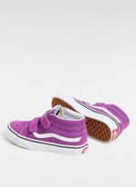 Vans VN000CYBE2T1-SK8-Mid Reissue V Mor Deri Kız Çocuk Yürüyüş Ayakkabısı - Görsel 4