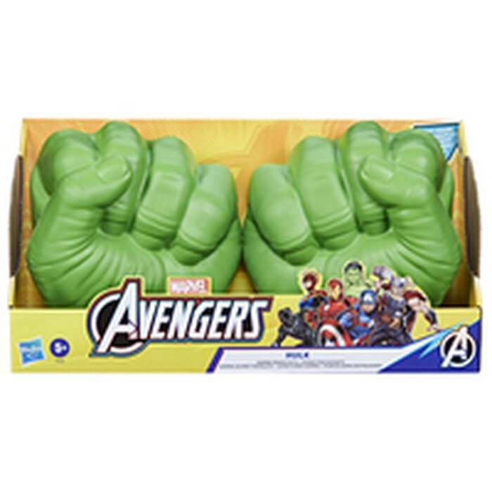 Çocuk - Hasbro Hulk Aksiyon Figürü Yeşil Plastik Aksesuar - Görsel 3