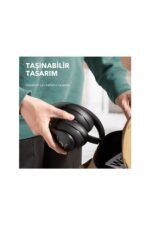 Soundcore Life Q10i Kablosuz Bluetooth Kulak Üstü Kulaklık Siyah - Görsel 2