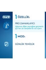 Pro 790 Şarj Edilebilir Diş Fırçası Siyah 2'li Avantaj Paketi - Görsel 3
