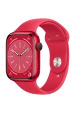 Watch Series 8 45mm GPS Kırmızı Alüminyum Kasa ve Spor Kordon - Regular (Apple Türkiye Garantili)