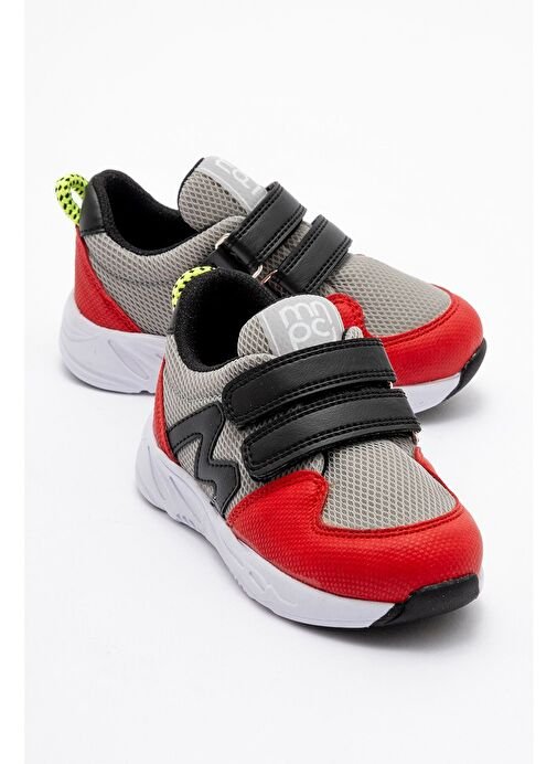 mnpc Erkek Çocuk Kırmızı-Gri