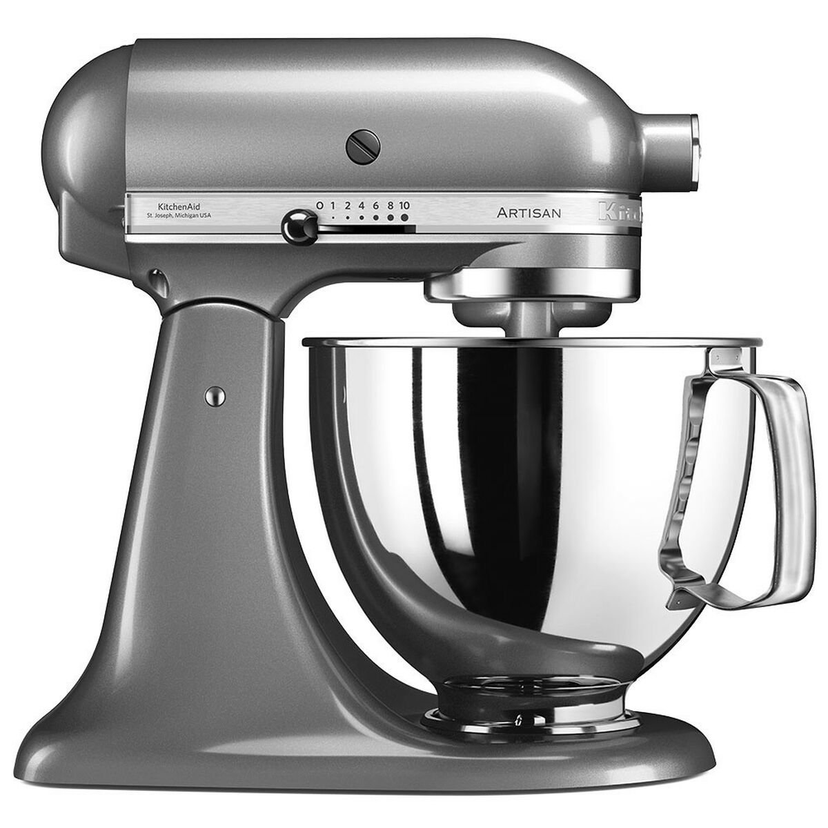food-processor-kitchenaid-5ksm125ecu-silver-300-w-4-8-l_1078671 Ev ve Yaşam - Kitchenaid Artisan 4, 8 L Stand Mikser 5KSM175PS Mineral Gri - Ana Görsel