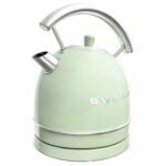 Ev ve Yaşam - Sweiss KTL9 Retro Yeşil Paslanmaz Çelik Elektrikli Su Isıtıcı 1,8 L 2200 W - Görsel 7