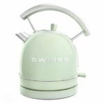 Ev ve Yaşam - Sweiss KTL9 Retro Yeşil Paslanmaz Çelik Elektrikli Su Isıtıcı 1,8 L 2200 W - Ana Görsel