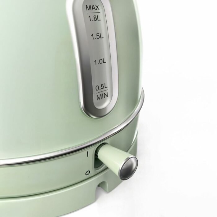 Ev ve Yaşam - Sweiss KTL9 Retro Yeşil Paslanmaz Çelik Elektrikli Su Isıtıcı 1,8 L 2200 W - Görsel 4