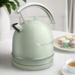 Ev ve Yaşam - Sweiss KTL9 Retro Yeşil Paslanmaz Çelik Elektrikli Su Isıtıcı 1,8 L 2200 W - Görsel 2