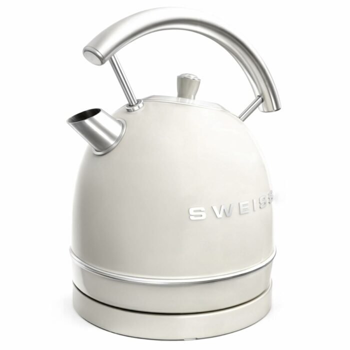 Ev ve Yaşam - Sweiss KTL9 Bej Paslanmaz Çelik Elektrikli Su Isıtıcı 1,8 L 2200 W - Görsel 6