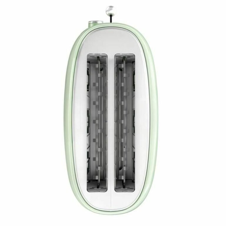 Ev ve Yaşam - Sweiss GRV7 Yeşil Retro Ekmek Kızartma Makinesi 1500 W - Görsel 2