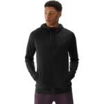 Erkek - 4F M403 Erkek Sweatshirt - Derin Siyah (4FWAW24TFSWM403 20S) (Erkek, Antrenman) - Görsel 5