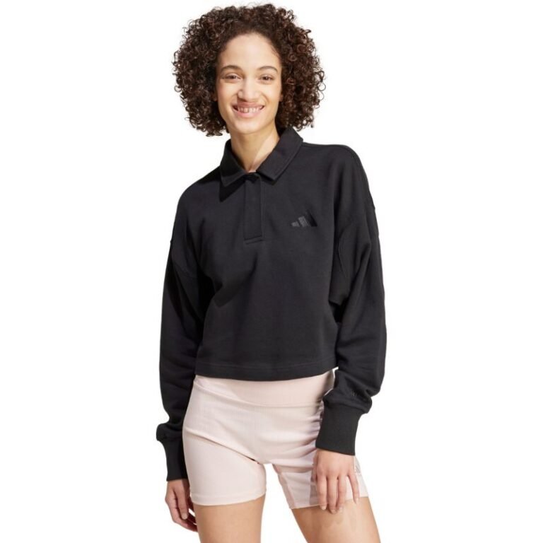 Kadın - Adidas Fransız Terry Polo Sweatshirt Kadın IX3806 (Kadın, Yaşam Tarzı) - Görsel 2