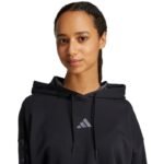 Kadın - adidas Essentials 3 Şeritli Baskılı Fransız Terry Kapüşonlu Sweatshirt W JC6244 (Kadın, Antrenman) - Görs...