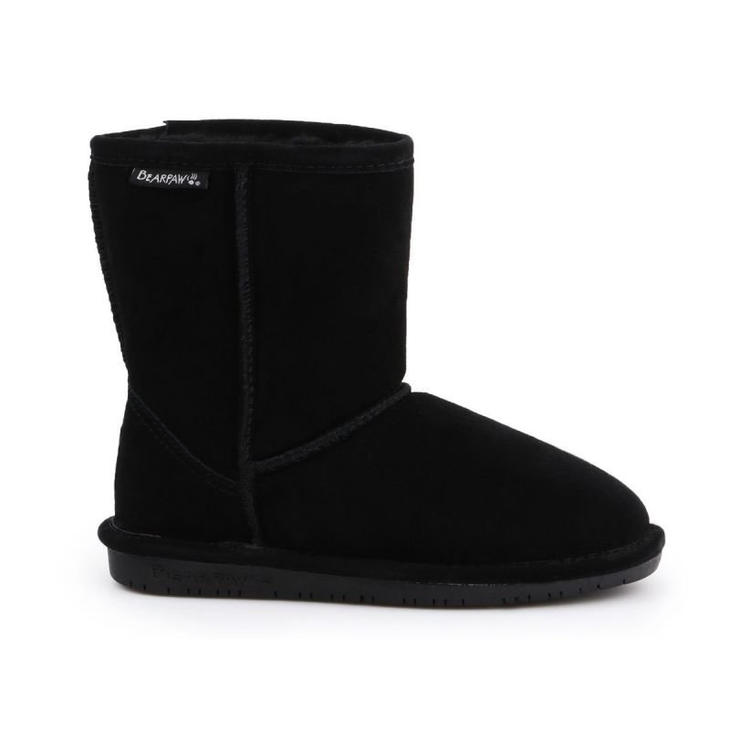 tryoshop-bearpaw-black-neverwet-jr-608y-shoes-631399 BearPaw Siyah Neverwet Jr