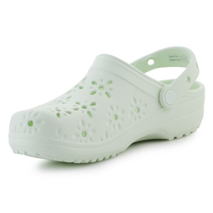 Ayakkabılar - Crocs Klasik Çiçek Desenli Delikli Terlik W 210927-3YH - Görsel 3