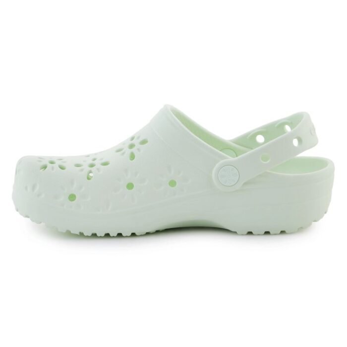 Ayakkabılar - Crocs Klasik Çiçek Desenli Delikli Terlik W 210927-3YH - Görsel 4