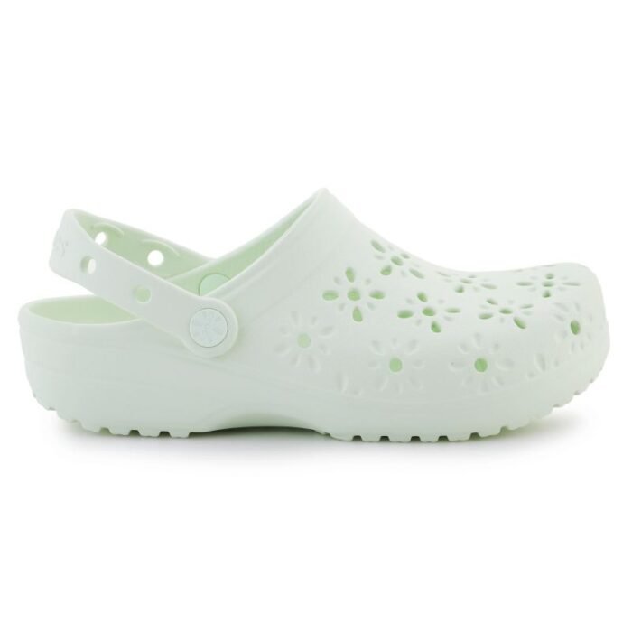 Ayakkabılar - Crocs Klasik Çiçek Desenli Delikli Terlik W 210927-3YH - Görsel 6