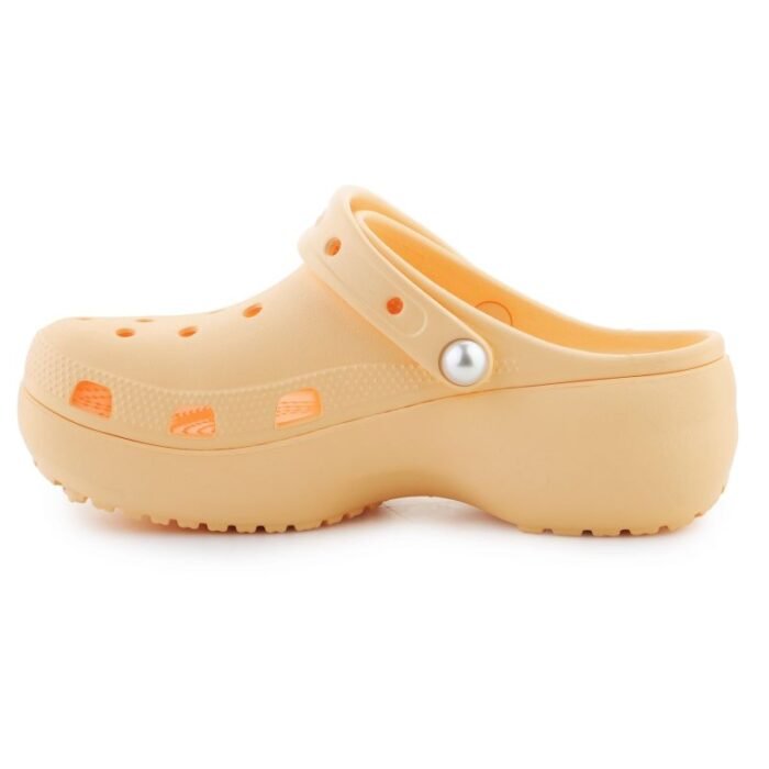 Ayakkabılar - Crocs Classic Platform Pearl Clog 211231-78Z (Kadın, Yaşam Tarzı) - Görsel 4