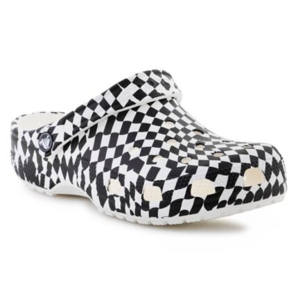 Ayakkabılar - Crocs Classic Deforme Kareli Terlik 211007-103 (Erkek, Kadın) - Ana Görsel