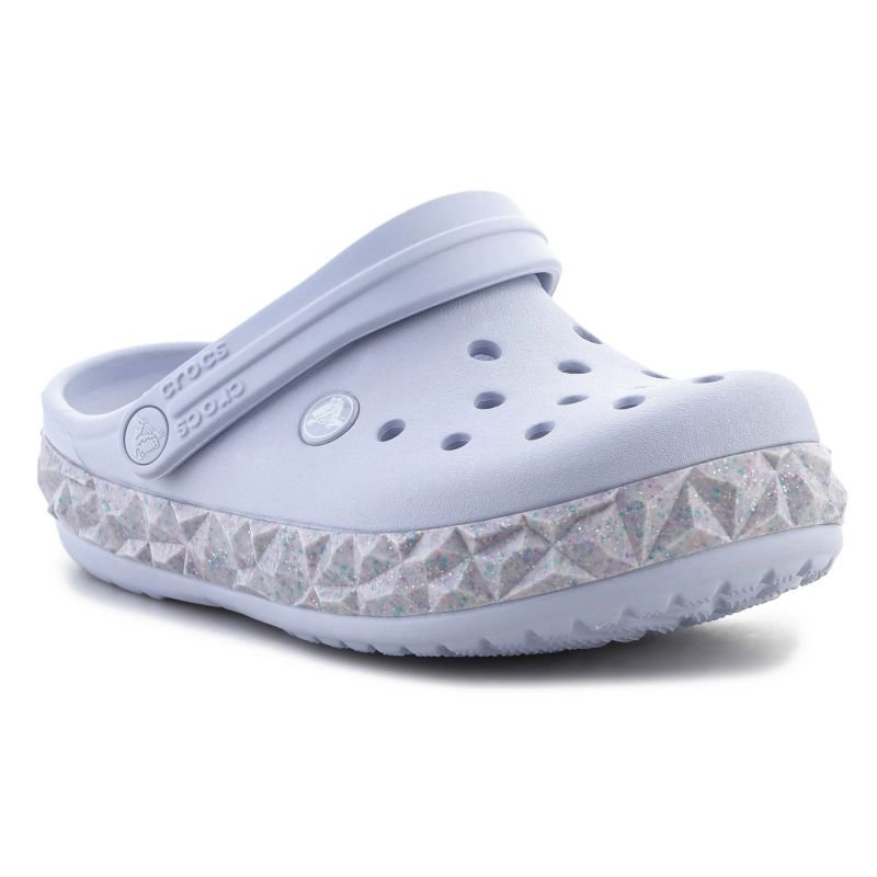 tryoshop-crocs-crockband-geometric-glitter-band-clog-jr-210134-5af-flip-flops-1135923 Crocs Crockband Geometrik Simli Bantlı Clog Çocuk Ayakkabı - Görsel 1