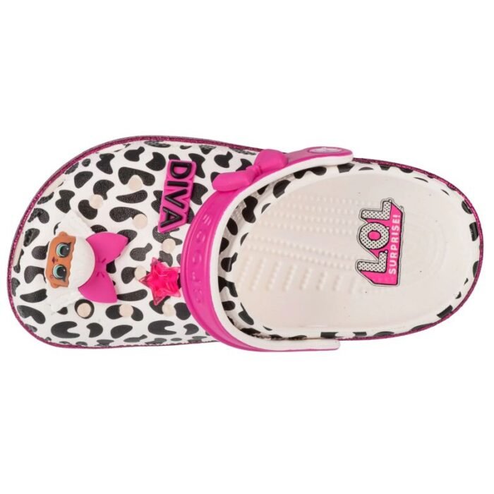 Ayakkabılar - Crocs LOL Surprise Diva Kızlar Klasik Terlik Jr 209465-100 (Çocuk, Yaşam Tarzı) - Görsel 3