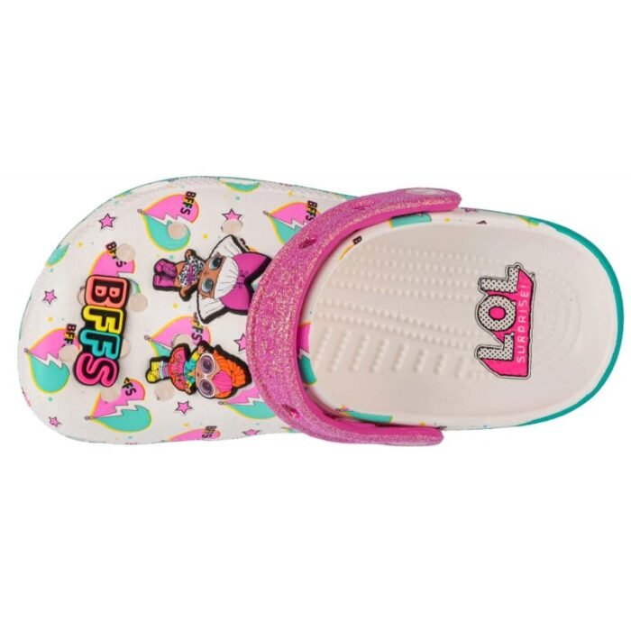 Ayakkabılar - Crocs LOL Surprise Diva Kızlar Klasik Terlik Jr 209466-100 (Çocuk, TurizmDış Mekan) - Görsel 3