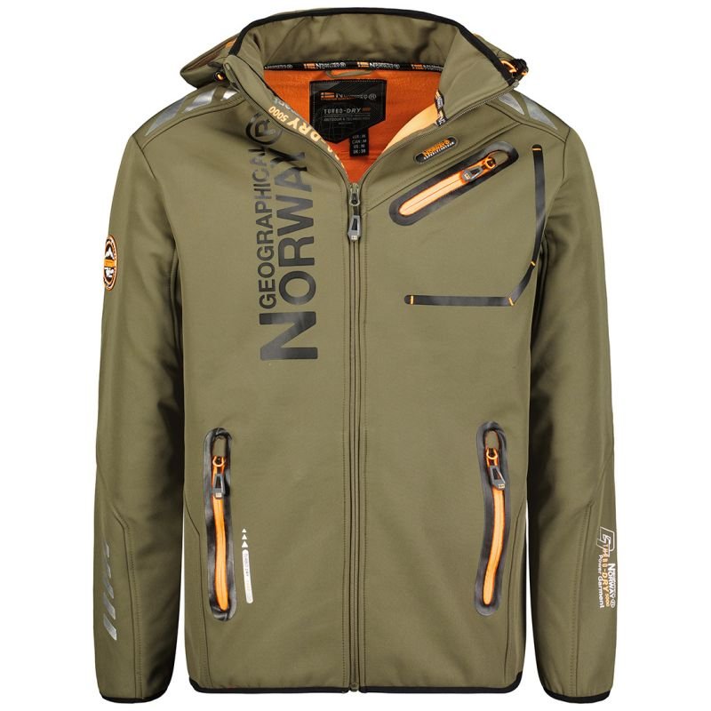 tryoshop-geographical-norway-royaute-db-068-m-wy1996h-gn-kaki-orange-softshell-jacket-1559295-2 Geographical Norway Royaute Softshell Ceket - Görsel 1