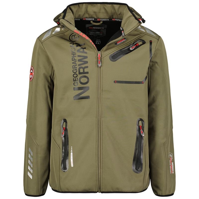 tryoshop-geographical-norway-royaute-db-068-m-wy1997h-gn-kaki-black-softshell-jacket-1559296-2 Geographical Norway Royaute Softshell Ceket - Görsel 1